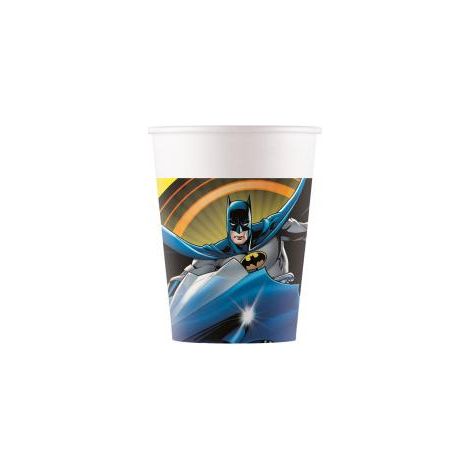 Vasos de papel Batman Mix de 200 ml, 6 unidades (1/2)