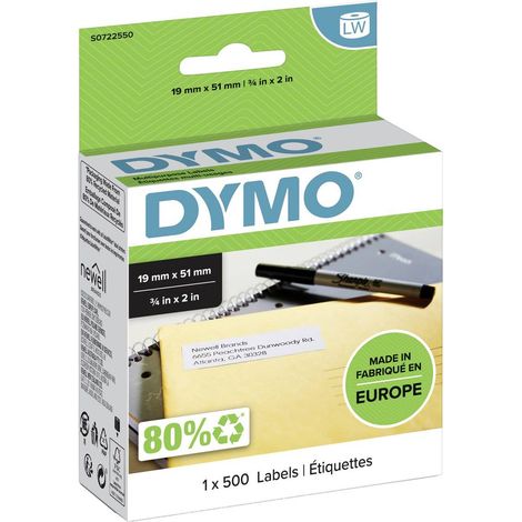 DYMO LW - Multi-Purpose Labels - 19 x 51 mm - S0722550 Bianco Etichetta per stampante autoadesiva (1/5)
