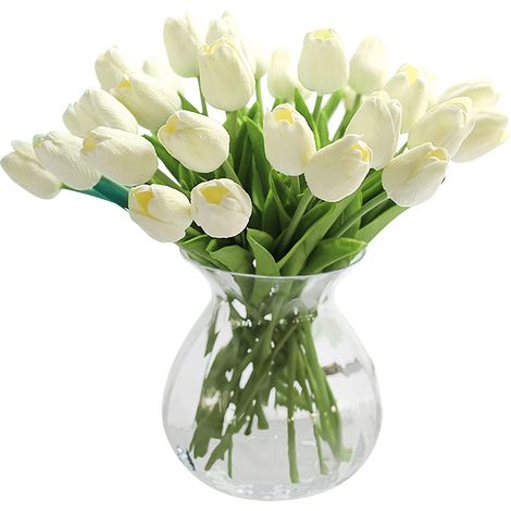 Tulipe Artificielle - Réaliste - Sans Entretien - Pour Intérieur Bureau Maison Cuisine Fenêtre - 1 Pièce (1/5)