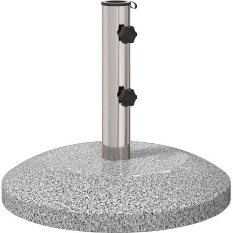 Parasol Base for 40-50 mm Pole 26.45 kg Grey for 40-50 mm Pole vidaXL (1/5)