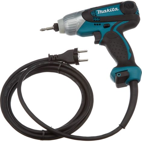 Makita AVVIT.MASSA BATTENTE 100NM 1/4, Blu, Nero (1/4)