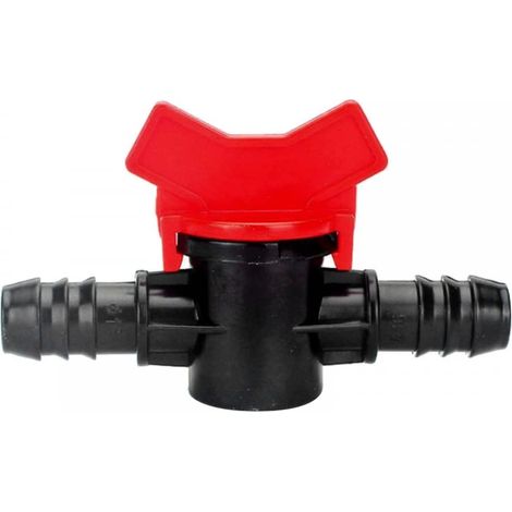 Vanne d'arrêt en Plastique, Valve de Régulation du Débit D'eau d'aquarium avec Interrupteur de Poignée pour Arrosage Goutte à Goutte de Jardin, Tuyau D'aquarium (1/5)