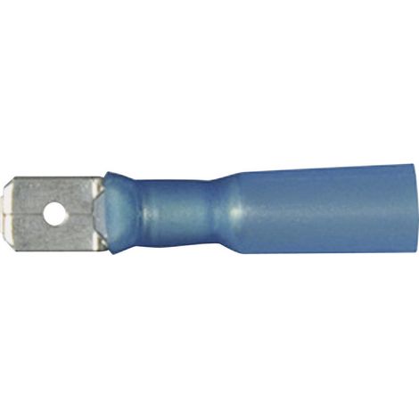 Vogt Verbindungstechnik 3911h Flachstecker mit Schrumpfschlauch Steckbreite: 6.3 mm Steckdicke: 0.8