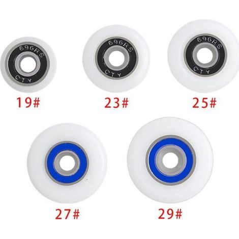 Roulette Porte Coulissante - 23 mm - Pour Cabine Douche - 8 Pièces (1/5)