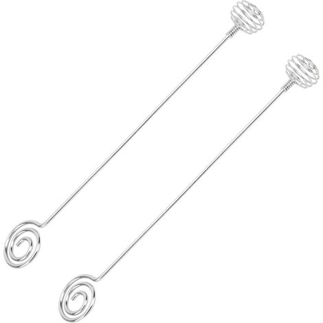 2 Bâtonnets à Café en Spirale Souples, Durables et Ergonomiques pour Mélanger (1/5)