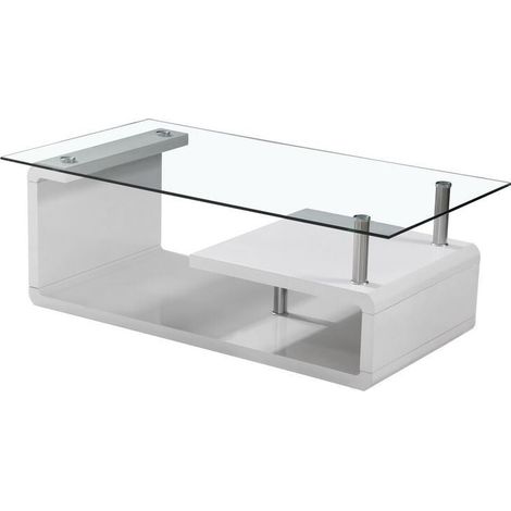 Mesa de Centro de Cristal Templado Ada (1/4)