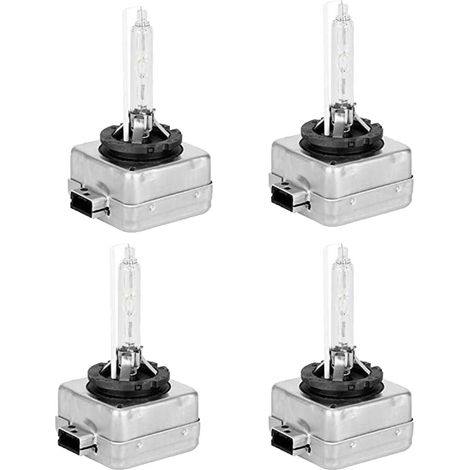 4 Stück Gilt für Xenon-Vorschaltgerät 9285141294, für Philips Xenstart 9285 141 294, 2 Stück Glühbirnen, wasserdichter, hellweißer Xenon-Ersatz für D1S 12 V 6000 K 35 W (1/5)