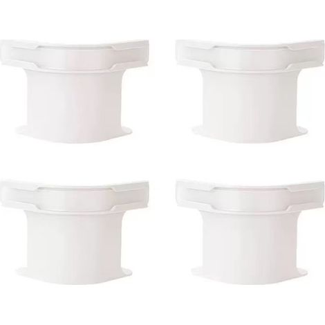 Supports Pour Coins De Drap-Housse - En Plastique Résistant - Fixation Par Bandes Verrouillage - Compatible Tous Lits - Lot De 4