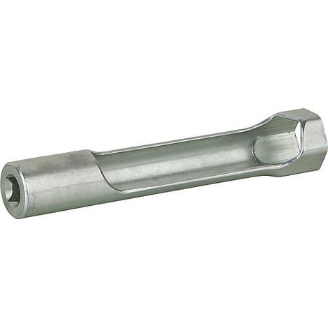 Clé a douille robinetterie évier SW27, afec insert 1/2" 4 pans
