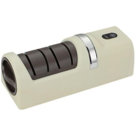 Applicable Outil D'affûtage électrique pour Couteaux de Cuisine et Outils de Jardin, Blanc (1/5)