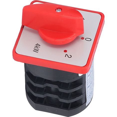 Commutateur BERM à bouton rotatif tripolaire et 3 positions, accessoire pour la commande de puissance CA 380 V (1/5)