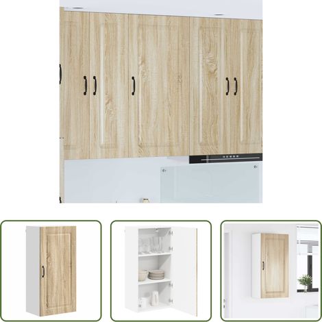 Küchenwandschrank -  Küchenschrank mit Speicher Kalmar Sonoma-Eiche 50 x 31 x 100 cm (1/5)