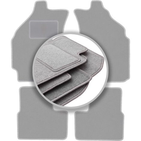 Tapis de voiture gris pour : Chevrolet Spark II M200 à hayon (2005-2009) (1/5)
