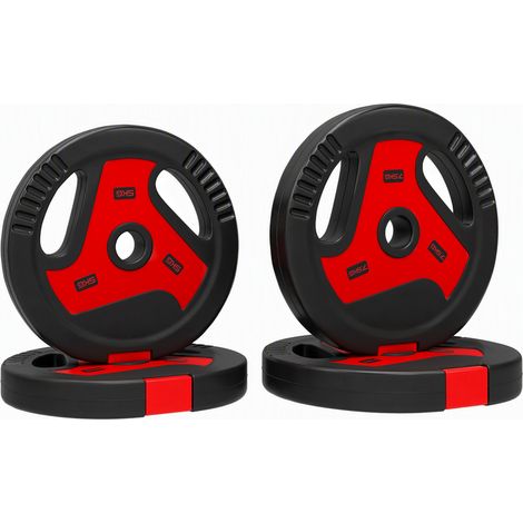 SPORTNOW Dischi Pesi Palestra in PP e Cemento Set 25 kg (1/5)