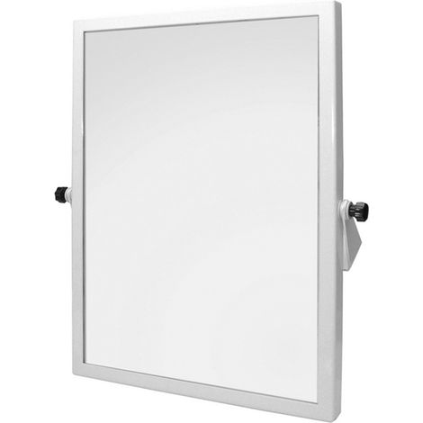 Specchio reclinabile per disabili 45x60 con cornice e staffe