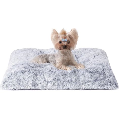 Lit apaisant et moelleux pour cage de petit chien (60 x 45 x 7,5 cm), gris
Tapis doux anti-stress avec base antidérapante, lavable, surface douillette pour petit chien (1/5)