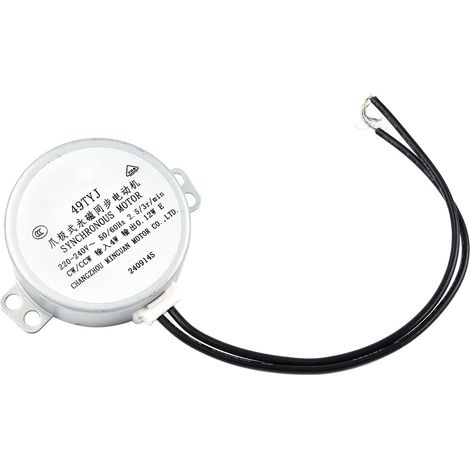 49TYJ Moteur synchrone AC 220-240 V 3,4/4 tr/min CW/CCW Moteur à engrenages Pièces de transmission électriques (1/5)