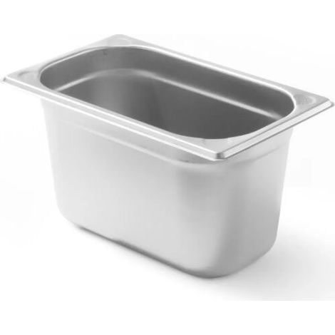 HENDI Gastronorm Récipient 1/4 200 mm Acier inoxydable Gamme Cuisine (1/5)