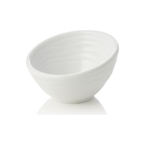 Mini bol oblique porcelaine 35 ml 7,5 x 7 cm - Was Germany