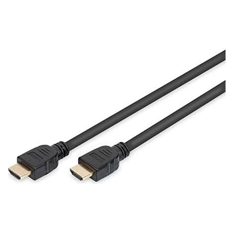 Digitus HDMI Cavo Spina HDMI-A, Spina HDMI-A 2.00 m Nero AK-330124-020-S UHD 8K,, contatti connettore dorati, Schermatu (1/5)