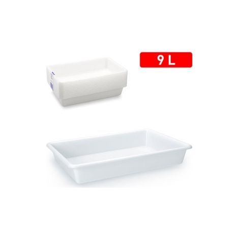 1 Pezzo Vaschetta Multiuso Ristorazione 48 x 34 x 8 cm 9 Litri