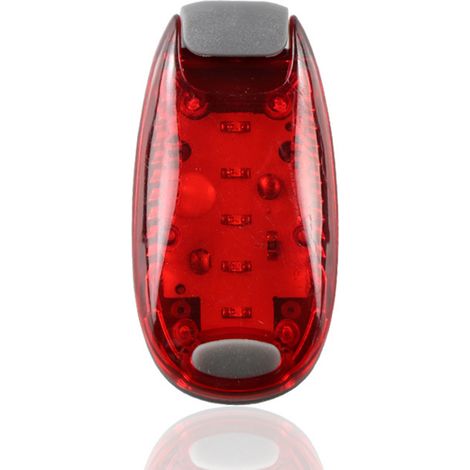 Lampe LED multifonction de sécurité, clignotant de course avec autocollant pour coureurs et animaux (1/5)