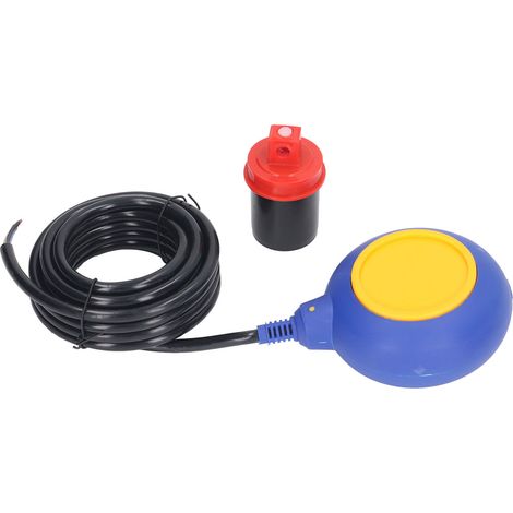 Interrupteur à flotteur de niveau d'eau automatique, pompe ronde avec câble 4m pour réservoir, 250-380V (1/5)