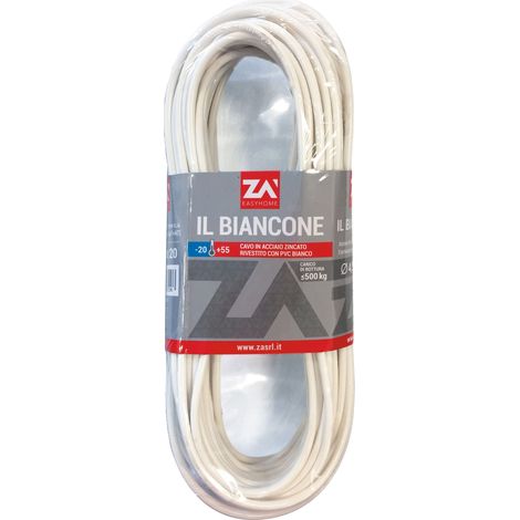 FILO STENDIBIANCHERIA BIANCONE ACC ZIN CONF 20 M- 1,0 confezione