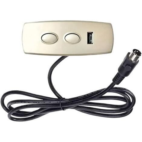 Contrôleur inclinable pour Fauteuil inclinable électrique Ascenseur Électrique Canapé Chaise de Loisirs 2 Boutons Commande 1 Moteur (avec Chargeur USB 5V 2A) (1/5)
