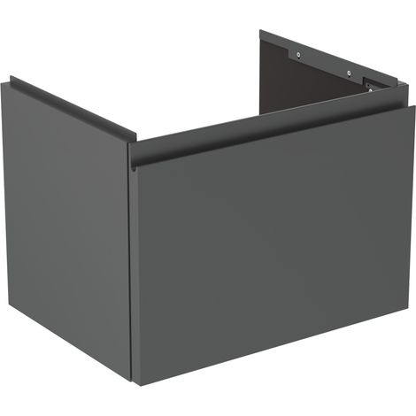 Ideal Standard Finesse - Mueble de lavabo, 50x38x37 cm, 1 cajón, antracita mate E3375Y2 (1/3)
