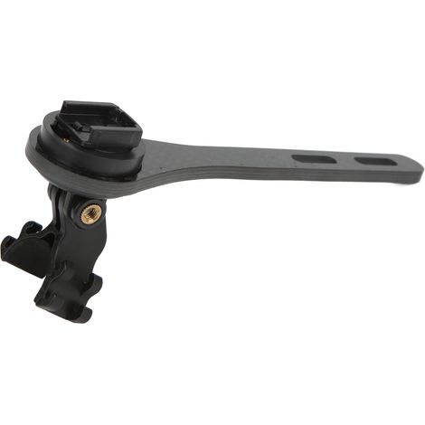 Support de fixation pour compteur vélo en alliage d'aluminium et fibre de carbone, compatible avec cintres de vélo (1/5)