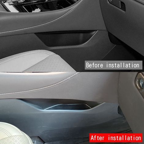 Suitable for the passenger side under-seat storage box of 2023 left-hand drive Toyota Alphard/Vellfire 40 series. (1/5)