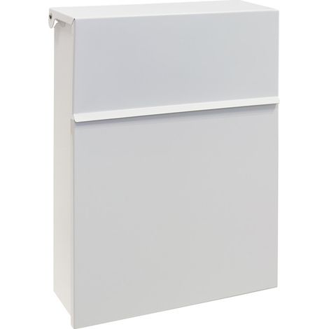 ARREGUI Figure E6701 Buzon Individual de Acero, tamaño M (DIN A4), blanco