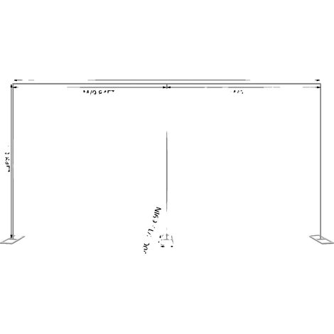 Arche de mariage, design autoportant, toile de fond personnalisable (1/2)