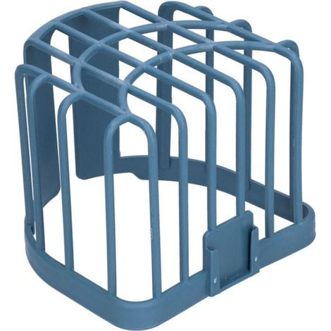 Porte rouleau WC bleu foncé, grande capacité rangement, sans percer pour petites toilettes (1/5)