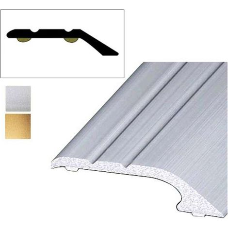 Terminale in alluminio satinato argento adesivo da 0,90 cm - arcansas (1/2)