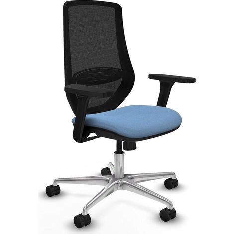Piqueras y Crespo Silla Mardos blu cielo sedia da ufficio