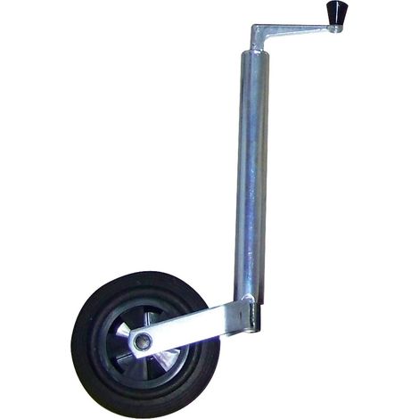 Rueda de caballero telescópica de tubo diámetro 42 mm. Rueda sólida - Optima (1/2)