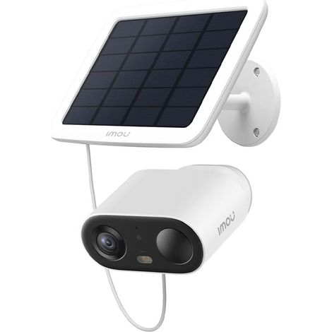 Imou TB3FP-3T0WE-KIT Cell Go Full Color Telecamera IP Wi-Fi Bullet 3MP 2K Batteria 5000mAh Pannello Solare IP65 Audio Bidirezionale colore Bianco (1/5)