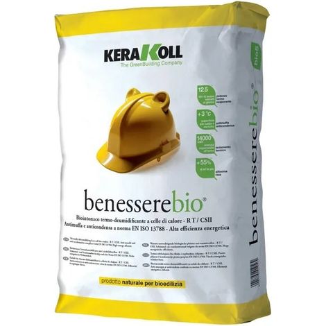 Bio intonaco deumidificante benessere bio 18 kg (1/2)