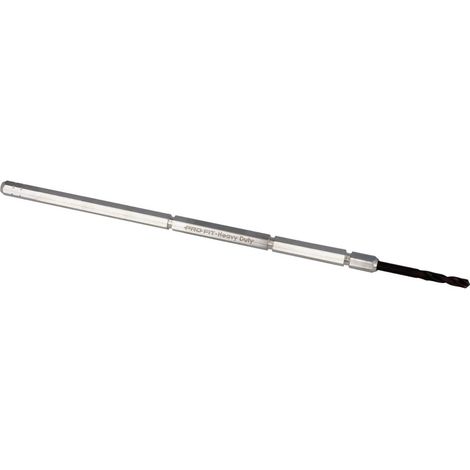 attacco DDH1XL extra lungo con punta centraggio per seghe a tazza Profit Click&Drill Bimetal Plus da diametro mm 14 a 30 con esagono 8 mm (1/2)