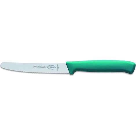 F. DICK ProDynamic Allzweckmesser 11 cm Wellenschliff Küchenmesser türkis