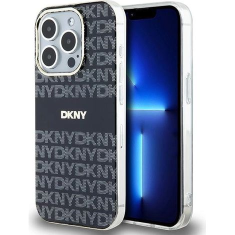 Dkny DKHMP15LHRHSEK iPhone 15 Pro 6.1 Schwarz/Schwarz Hartschalenetui IML Mono & Stripe MagSafe (1/5)