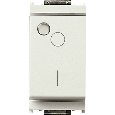 VIMAR - 16036.B Interruptor iluminado blanco de 2 polos y 16 AX