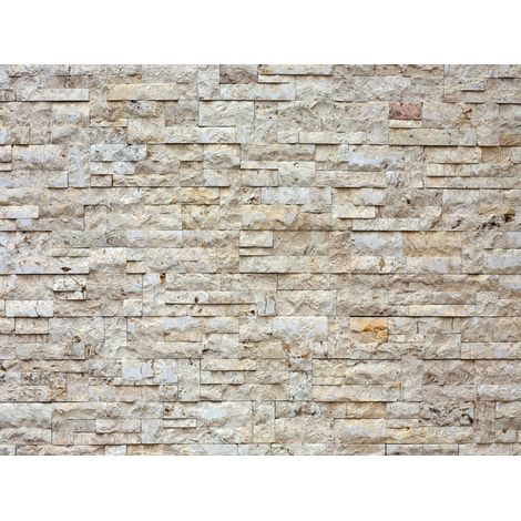 papier peint panoramique brique beige et gris  - Sanders & Sanders