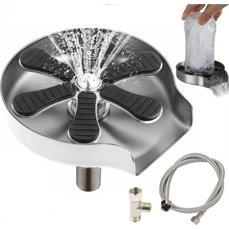 Nettoyant pour vitres d'évier de cuisine, nettoyant pour tasses à café en bouteille d'eau, outils de nettoyage pour vitres de bar de restaurant (1/5)