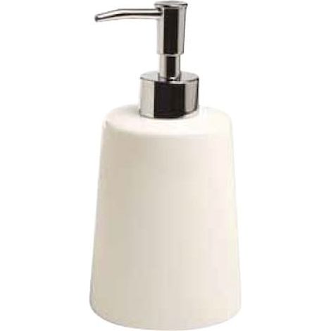 AQUASANIT Maya spandisapone bianco con erogatore cromato codice prod: AQC120WW003