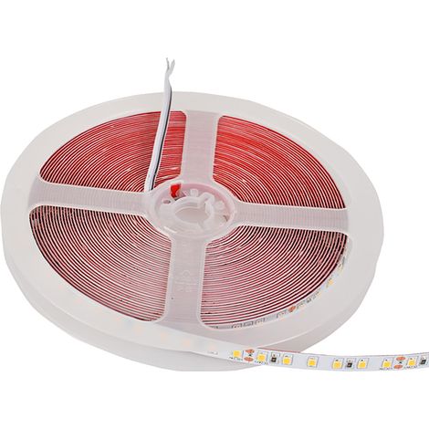 Bande LED haute luminosité auto-adhésive douce pour les yeux, 120 LED, flexible, pour miroir, armoire, chambre, 24 V, 10 m (1/3)