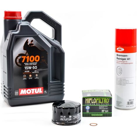 Kit Entretien Vidange pour BMW R 1200 GS de 2008 à 2009 - MOTUL 7100 15W50 4L