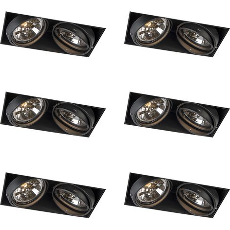 QAZQA 94364 - - Acciaio - - Max. 2 x Watt